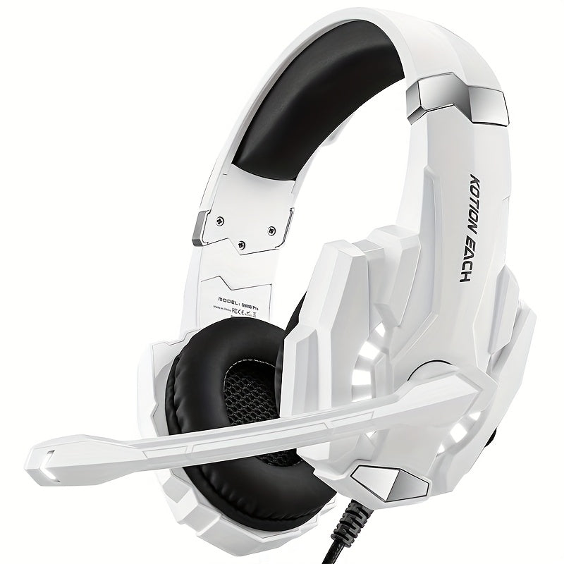 NNETM Gaming Headset with Mic LED for PS4 PS5 Xbox
