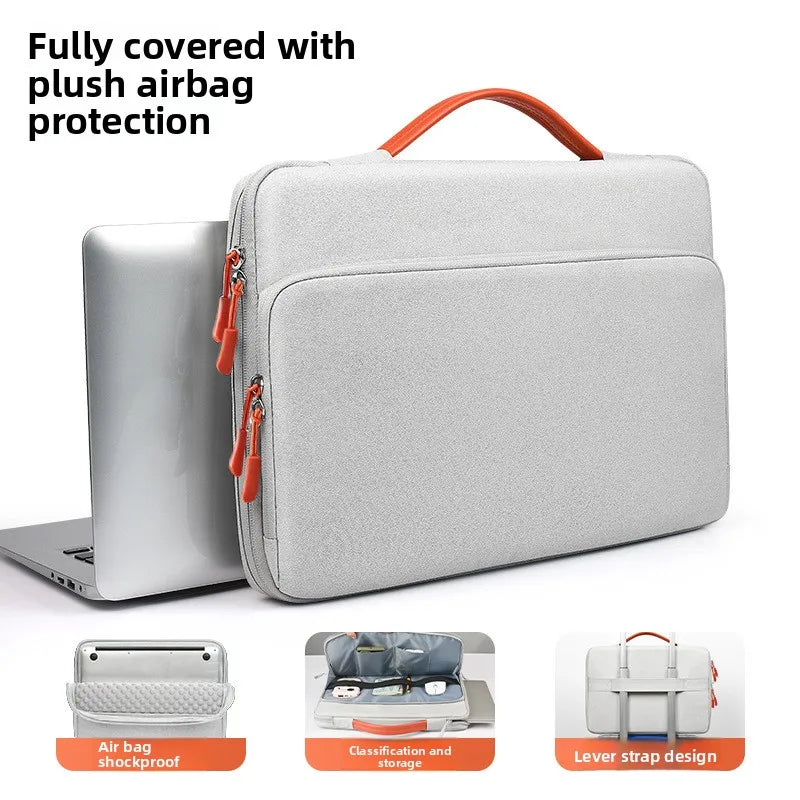 Laptop Bag For Xiaomi Dell Hp Lenovo Notebook Computer For Macbook Air M4 Pro M5 M3 M1 M2 13 14 15 15.6 16 12 Sleeve Case Cover