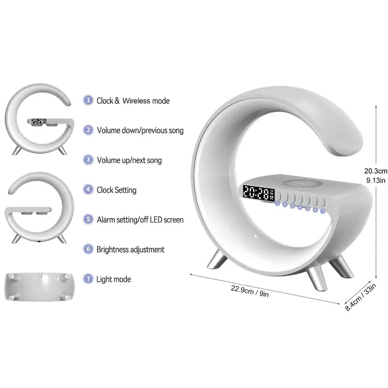 NNETM Wireless Charger Atmosphere Lamp