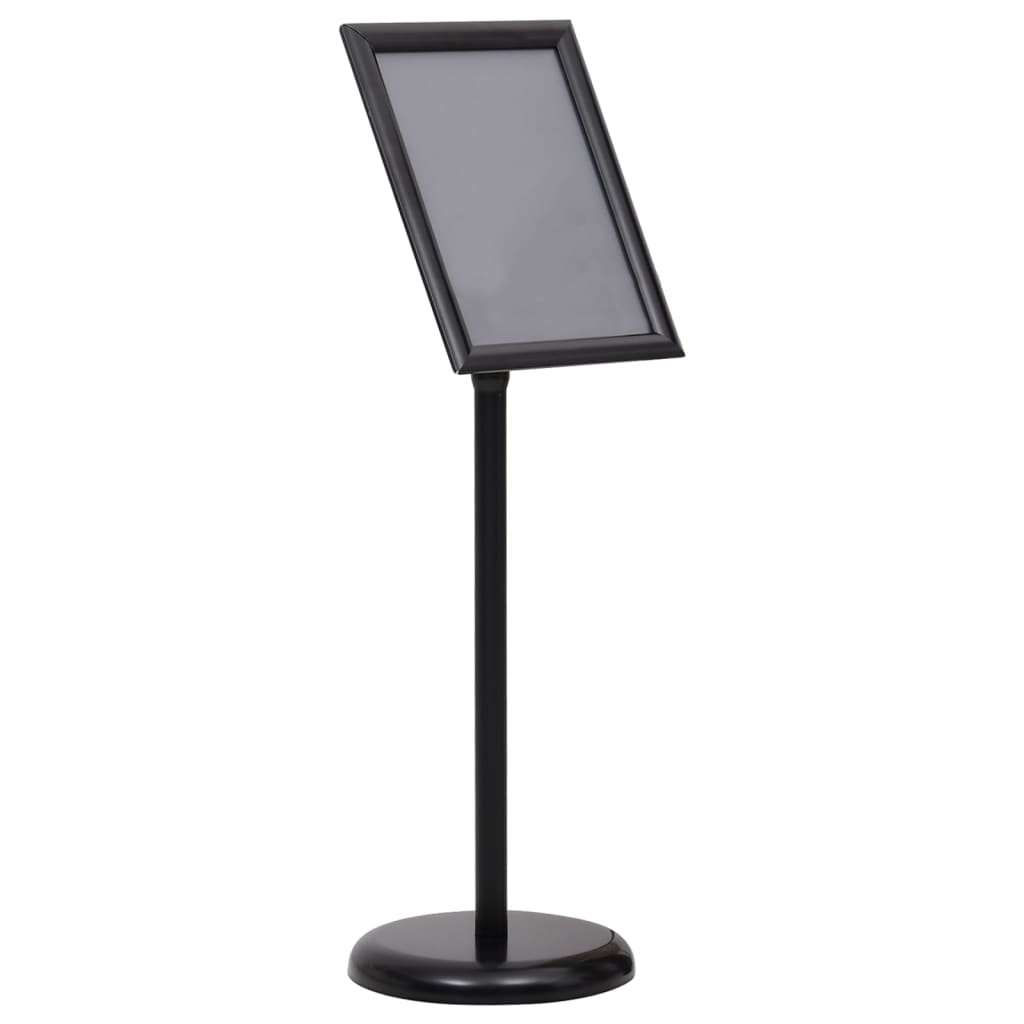 NNEVL A4 Pedestal Poster Stand Black Aluminium Alloy