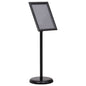 NNEVL A4 Pedestal Poster Stand Black Aluminium Alloy