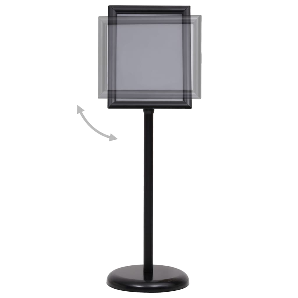 NNEVL A4 Pedestal Poster Stand Black Aluminium Alloy