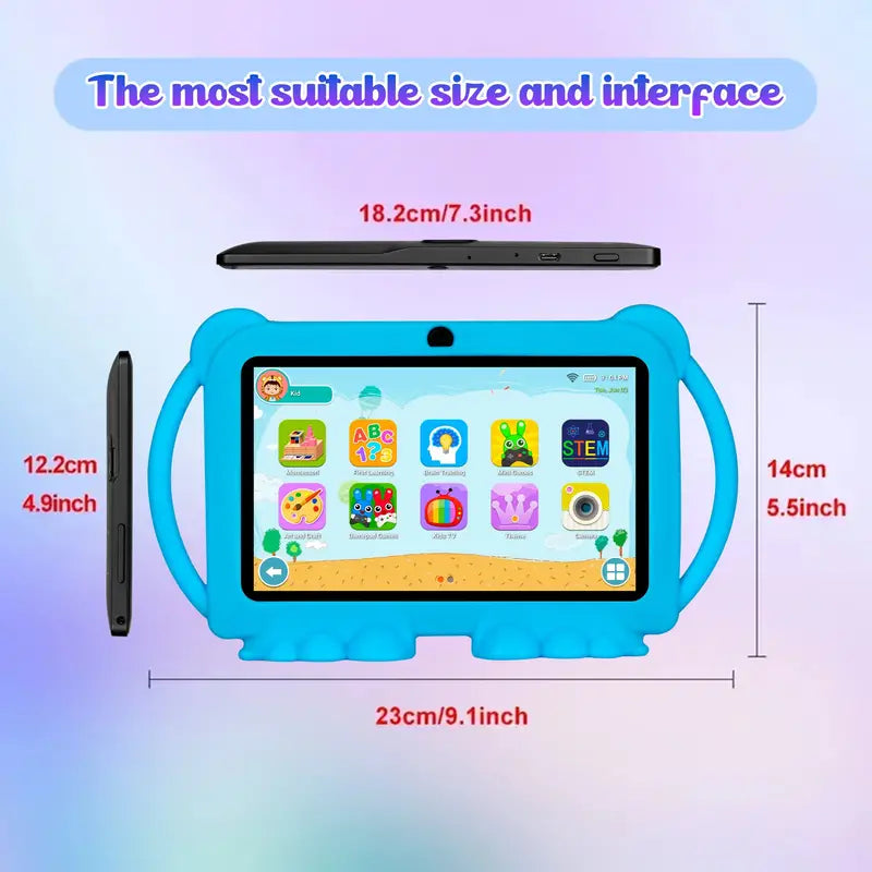 NNETM 17.78 cm Toddler Tablet: Parental Control - Blue