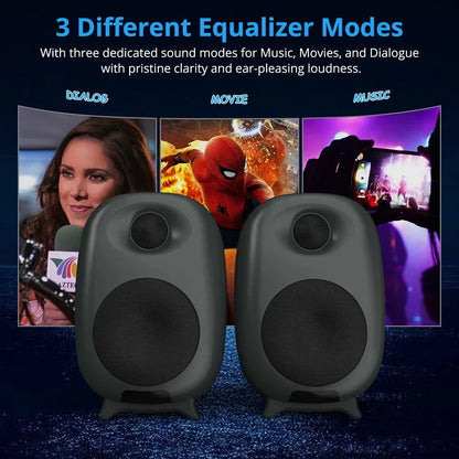 60W Gaming Bluetooth Speaker Soundbar for PC & TV (Black)