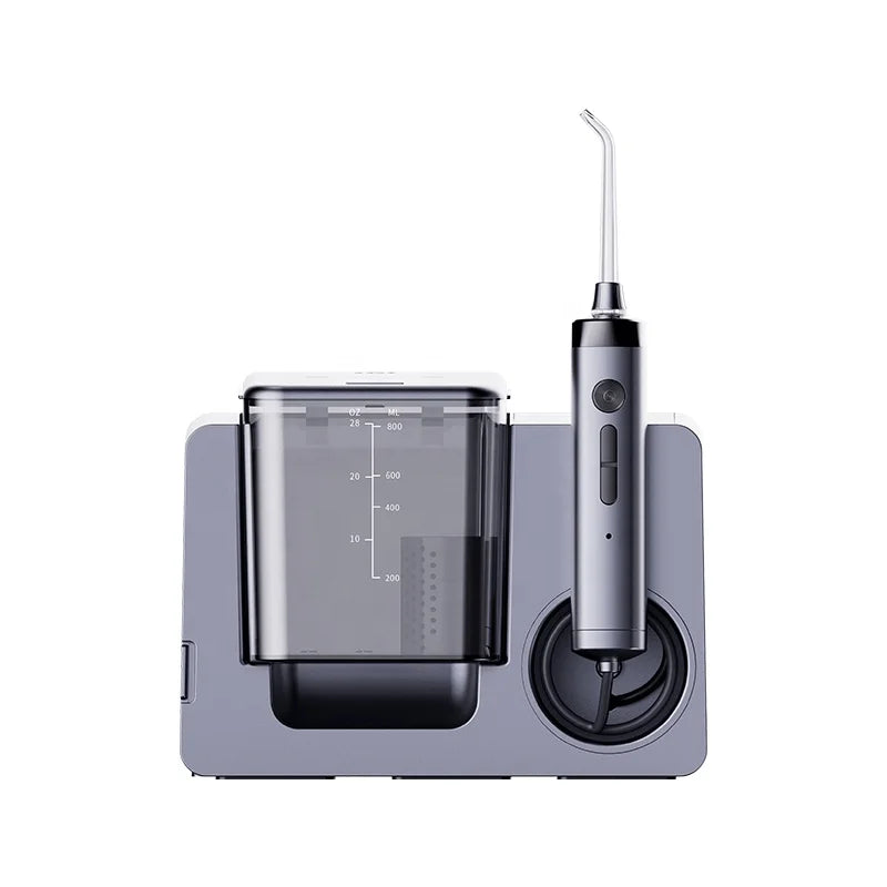800ML Countertop Dental Irrigator Hotel Household Use Electric Water Flosser IPX7 Waterproof 3 Modes 10 Pressure Levels Oral