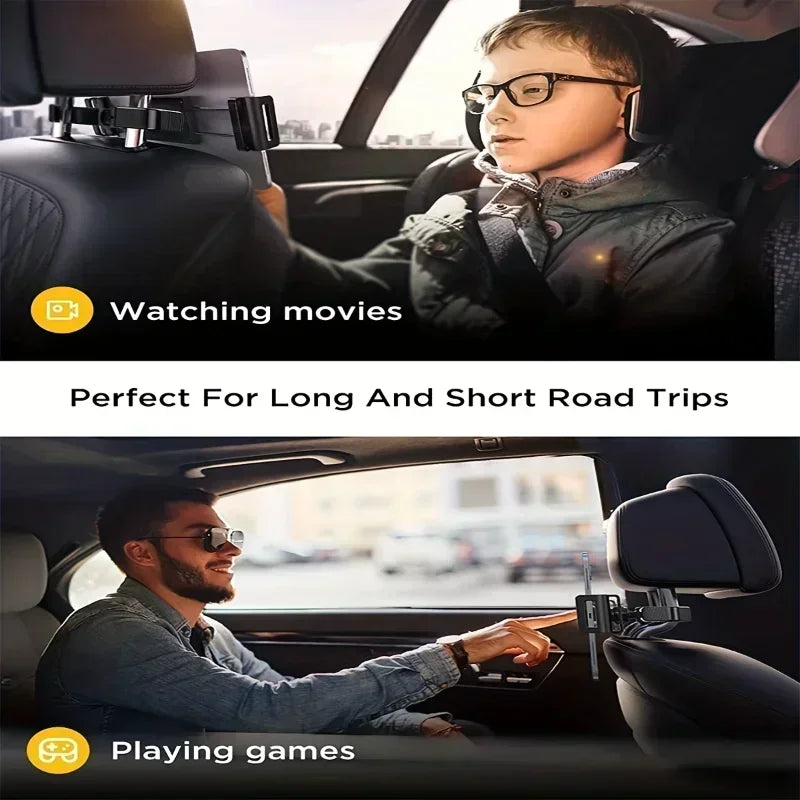 Car Tablet Holder Back Seat Headrest Mount For IPad Air Pro 4-13 Inch 360 Rotation Rear Pillow Phone Clamp Stand Universal