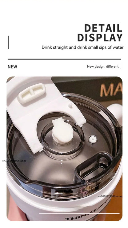 860ML Stainless Steel Thermo Bottle Large Capacity Coffee Cup Sport Insulated Cup Portable Tumbler Vacuum Flasks Car Thermal Cup