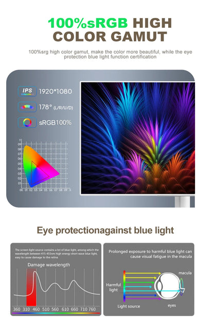 Smart Tv Television 21.5 Inch LED Tv with Android WiFi Rotate Ips Touch Screen Portable Smart Tv for Work