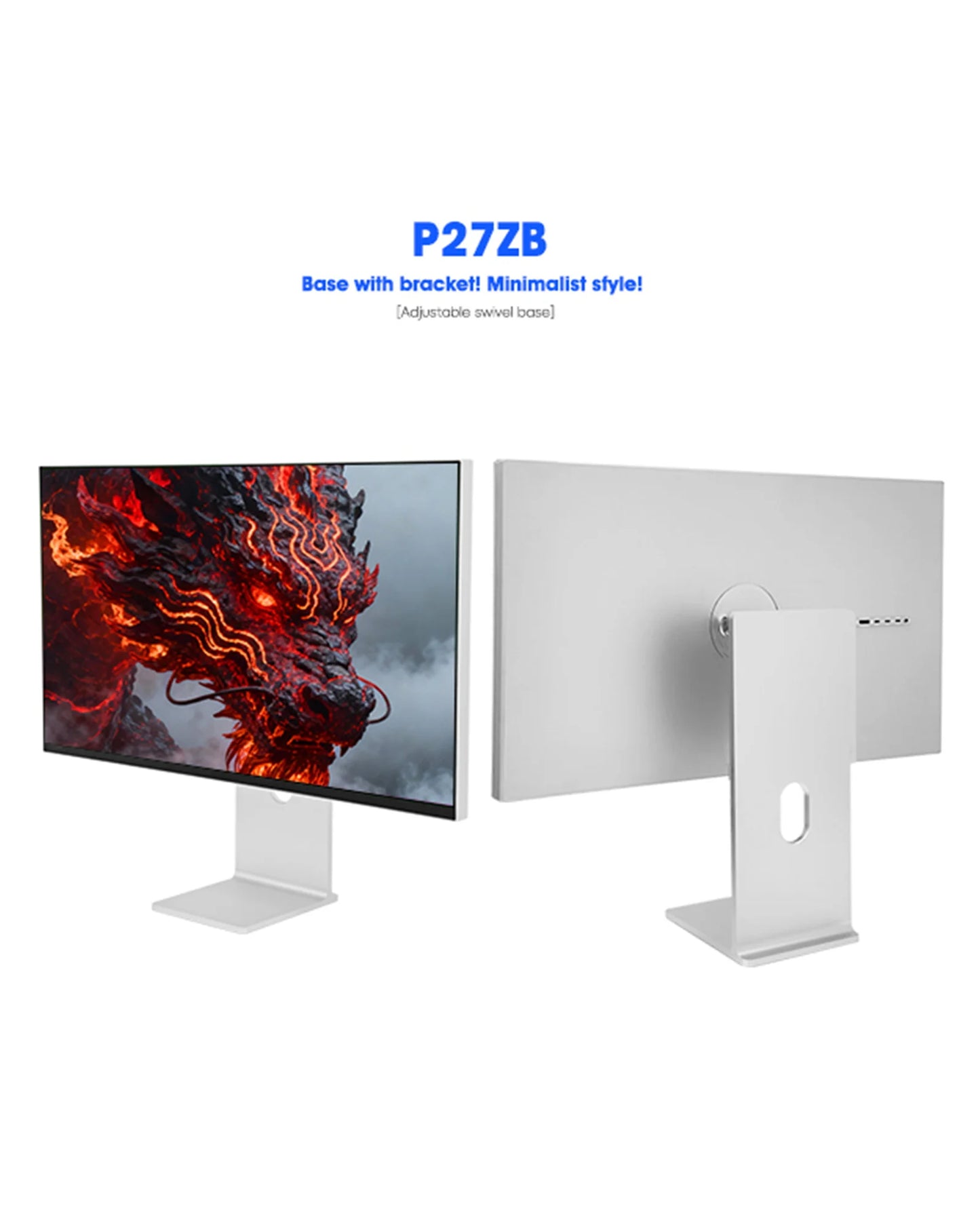 Kuycon P27ZB Compective Gaming Monitor 27 Inch 4K Desktop Display 240Hz 1ms Computer Screen Eye-care Freesync Anti-glare HDR600