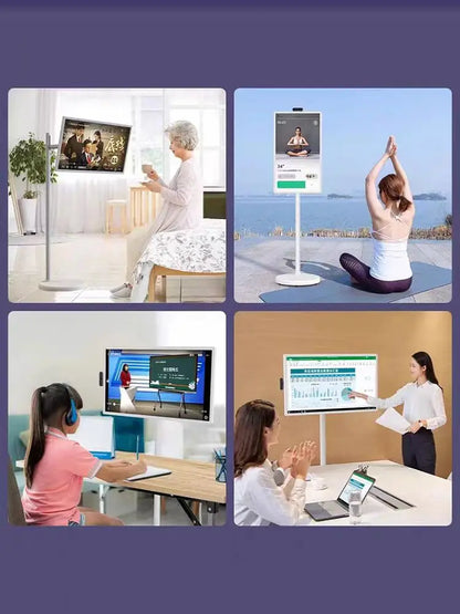 HD Live Display for High-end Events Home White LED LCD Portable Mini TV 60Hz Professional Cinema Screen for Meeting Bedroom