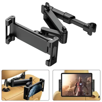Car Tablet Holder Back Seat Headrest Mount For IPad Air Pro 4-13 Inch 360 Rotation Rear Pillow Phone Clamp Stand Universal