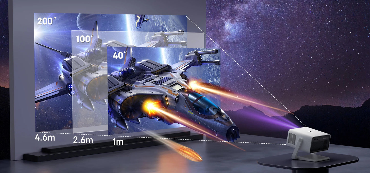 C30 Pro Led Video Projector Business 4K Android Smart Bluetooth Wifi Phone Tv Stick 4K Android Tv Home Cinema 3D Movie Projector