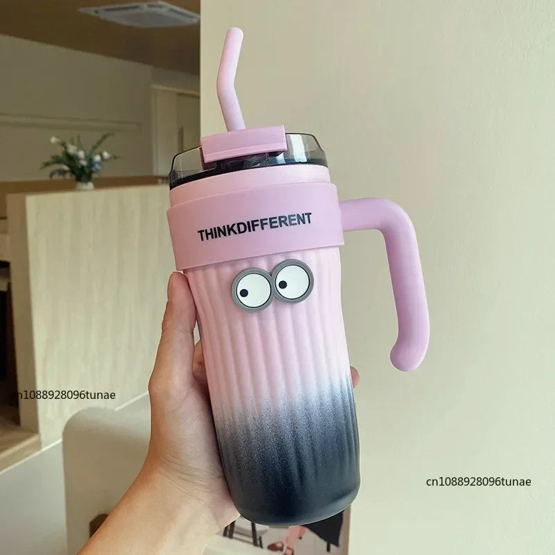 860ML Stainless Steel Thermo Bottle Large Capacity Coffee Cup Sport Insulated Cup Portable Tumbler Vacuum Flasks Car Thermal Cup