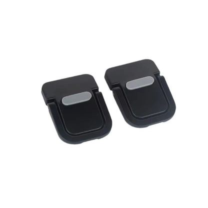 2Pcs Mini Foldable Laptop Holder Portable Computer Keyboard Riser with 2 Adjustable Angle Self-Adhesive Invisible Notebook Stand