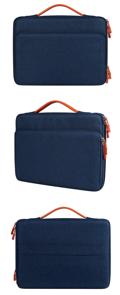 Laptop Bag for MacBook M4 Air 15 Case M3 M2 M1 Pro 13 14 15.4 Shockproof and Waterproof Fabric Handbag for MacBook 13.3 Inch