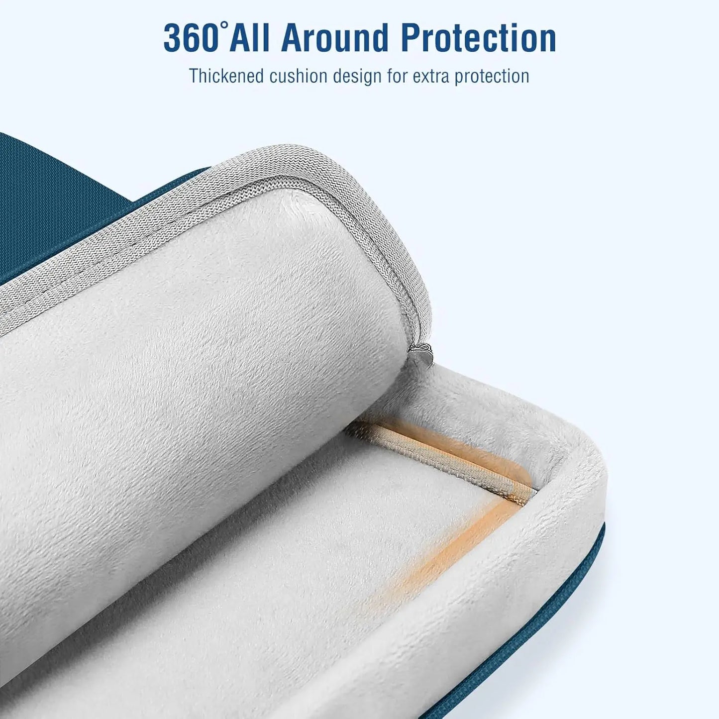360 Protective Laptop Sleeve Handbag for 13 14 15 16 inch MacBook Pro Air M4 M3 M2 M1 Computer Notebook Sleeve Cover Briefcase