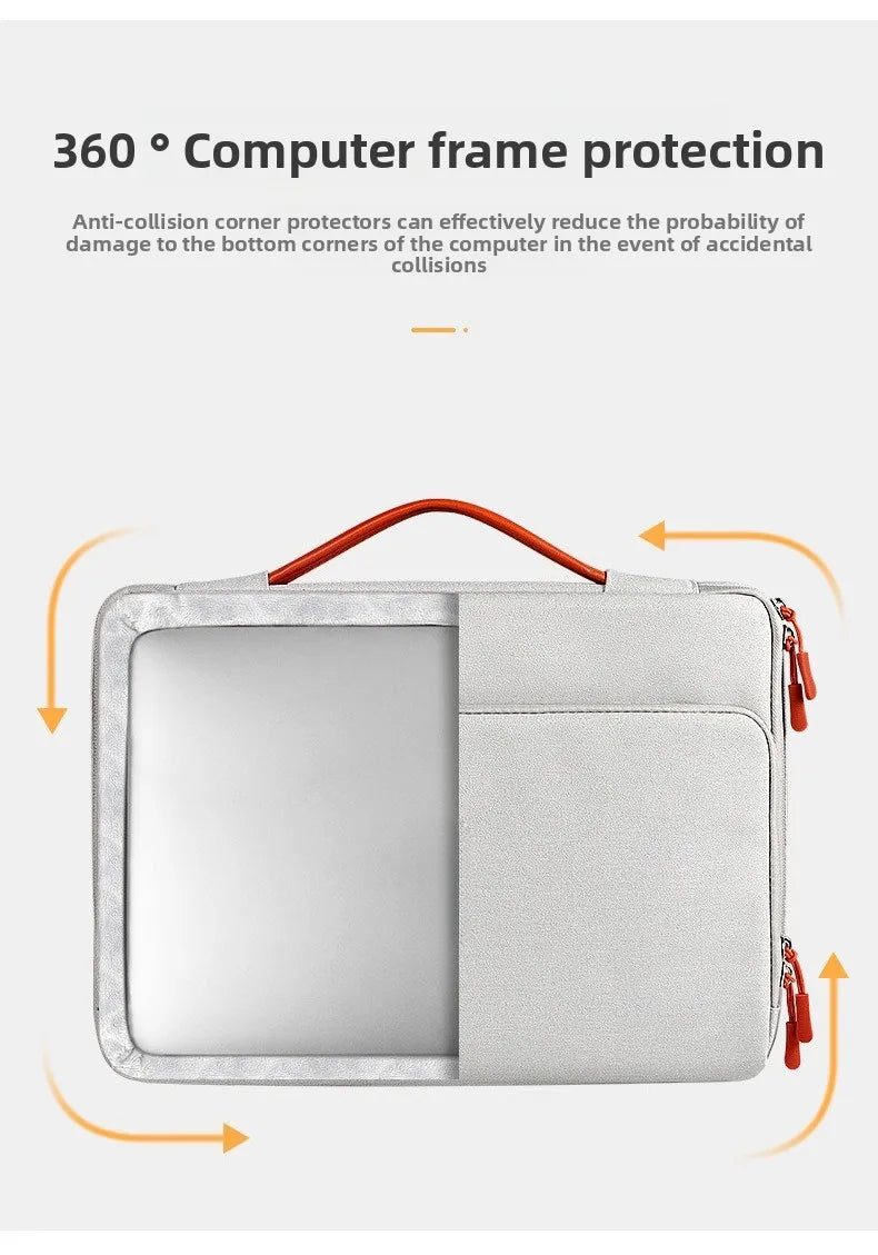 Laptop Bag For Xiaomi Dell Hp Lenovo Notebook Computer For Macbook Air M4 Pro M5 M3 M1 M2 13 14 15 15.6 16 12 Sleeve Case Cover