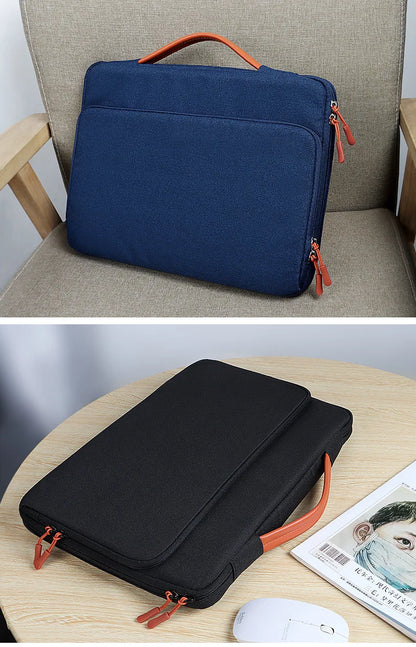 Laptop Bag For Xiaomi Dell Hp Lenovo Notebook Computer For Macbook Air M4 Pro M5 M3 M1 M2 13 14 15 15.6 16 12 Sleeve Case Cover