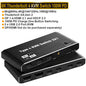 Navceker 2x1 8K Thunderbolt 4 USB C KVM Switch 100W PD Charge 4K 144Hz Type C KVM Switch Switcher for 2 Laptop Macbook 1 Monitor