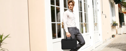 360 Protective Laptop Sleeve Handbag for 13 14 15 16 inch MacBook Pro Air M4 M3 M2 M1 Computer Notebook Sleeve Cover Briefcase
