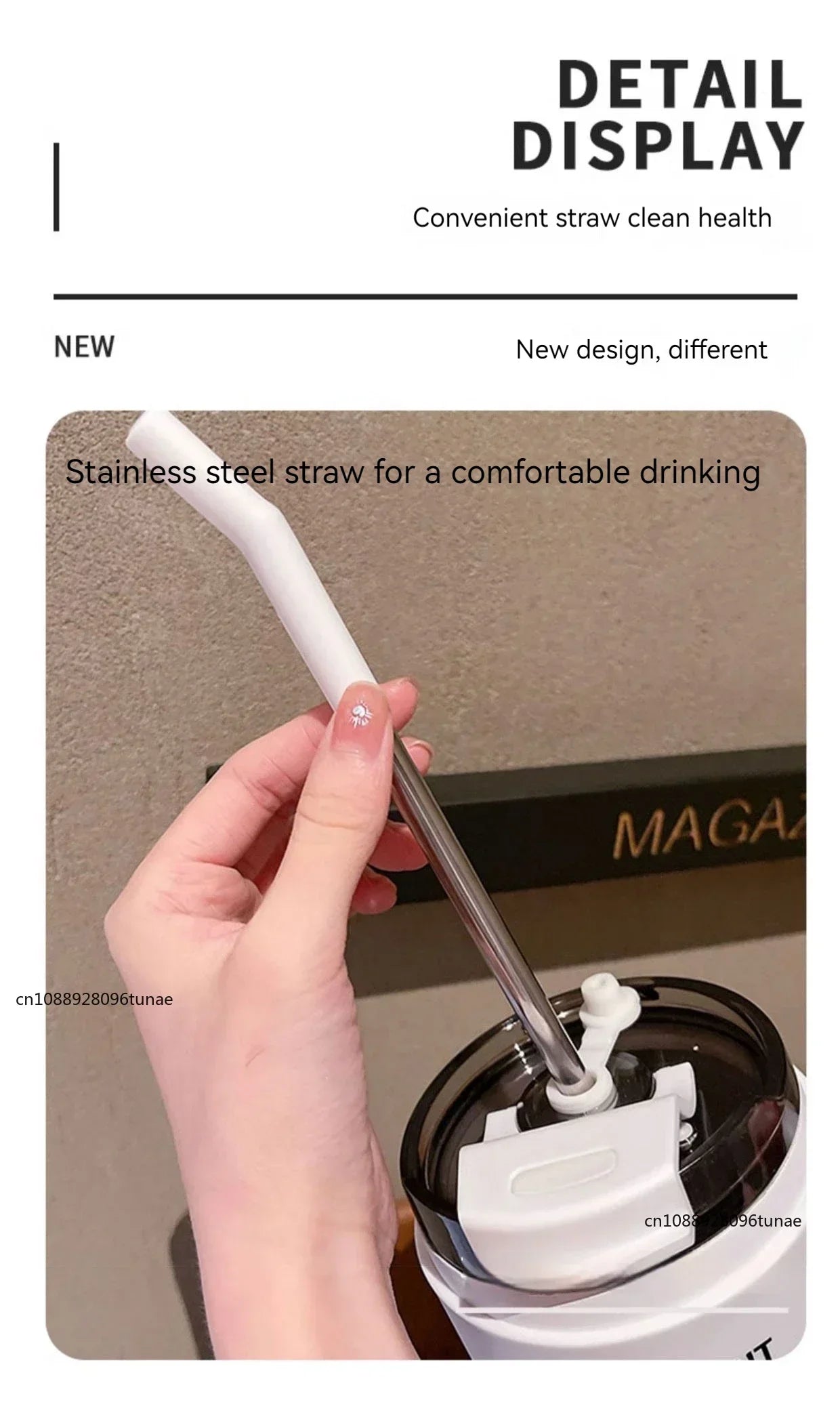 860ML Stainless Steel Thermo Bottle Large Capacity Coffee Cup Sport Insulated Cup Portable Tumbler Vacuum Flasks Car Thermal Cup
