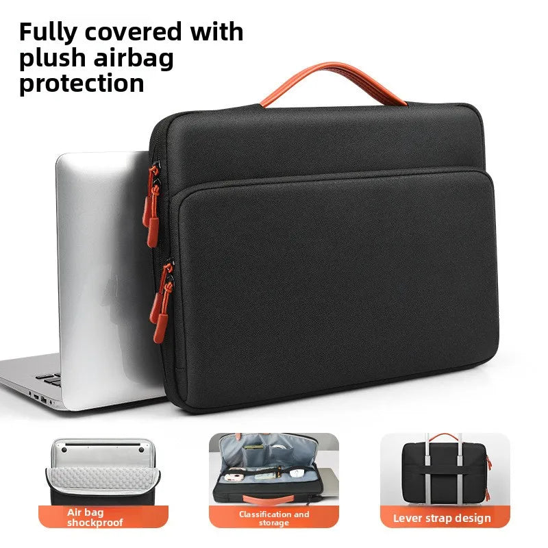 Laptop Bag For Xiaomi Dell Hp Lenovo Notebook Computer For Macbook Air M4 Pro M5 M3 M1 M2 13 14 15 15.6 16 12 Sleeve Case Cover