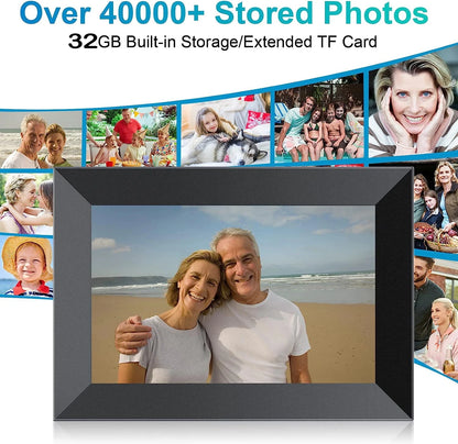 Frameo Digital Picture Frame 10.1 Inch 32GB/64GB Smart WiFi digital photo frame with 1280x800 IPS HD Touch Screen Wall Mountable