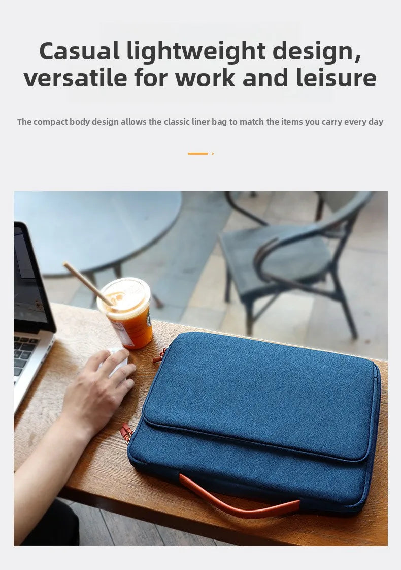 Laptop Bag For Xiaomi Dell Hp Lenovo Notebook Computer For Macbook Air M4 Pro M5 M3 M1 M2 13 14 15 15.6 16 12 Sleeve Case Cover