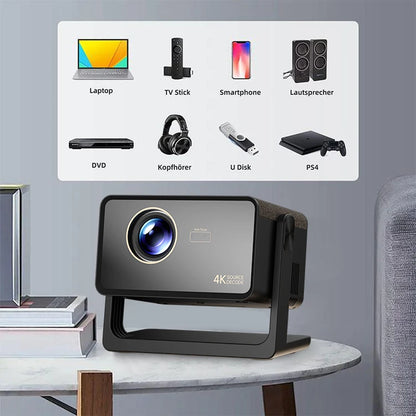 Hot Selling Auto Focus Android H3 Projector Home Theater Smart Tv Outdoor Projectors 4K Full Hd Mini Portable Video Proyector