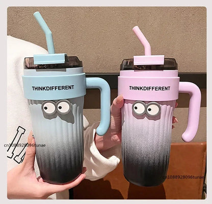 860ML Stainless Steel Thermo Bottle Large Capacity Coffee Cup Sport Insulated Cup Portable Tumbler Vacuum Flasks Car Thermal Cup