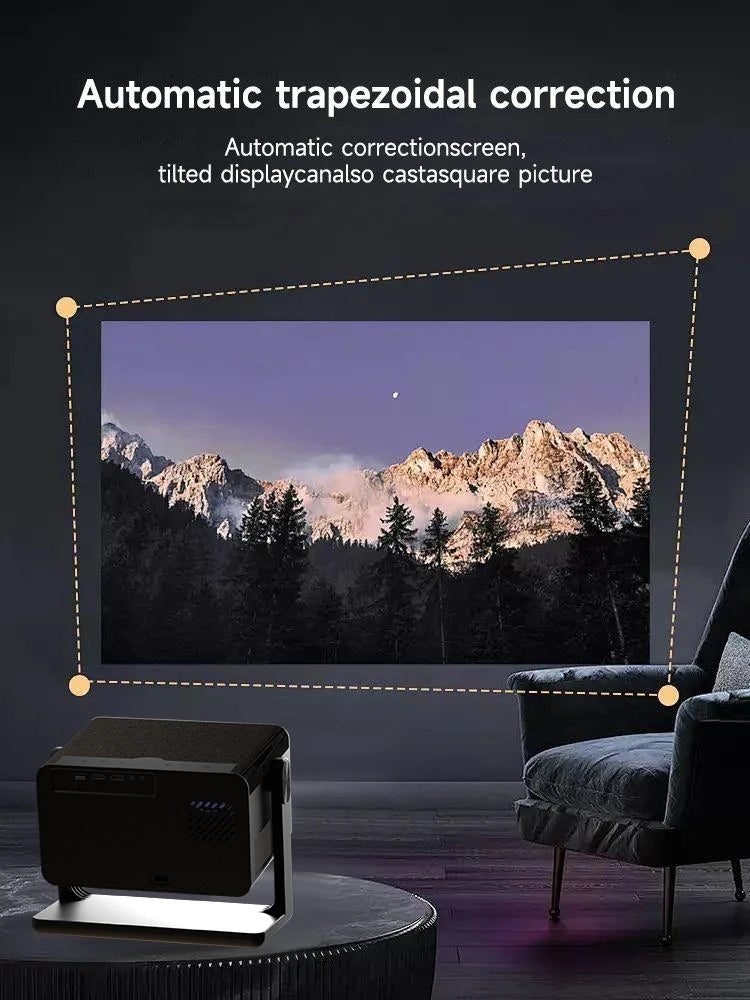 Hot Selling Auto Focus Android H3 Projector Home Theater Smart Tv Outdoor Projectors 4K Full Hd Mini Portable Video Proyector