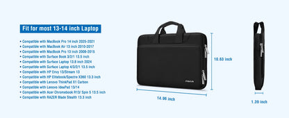 360 Protective Laptop Sleeve Handbag for 13 14 15 16 inch MacBook Pro Air M4 M3 M2 M1 Computer Notebook Sleeve Cover Briefcase
