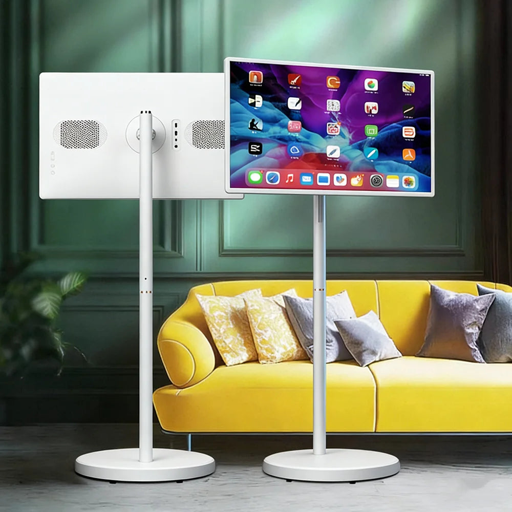Custom Portable TV with Battery Rotating Portable Monitor Android 15 M3U Television Indoor Smart TV for Home Office Business