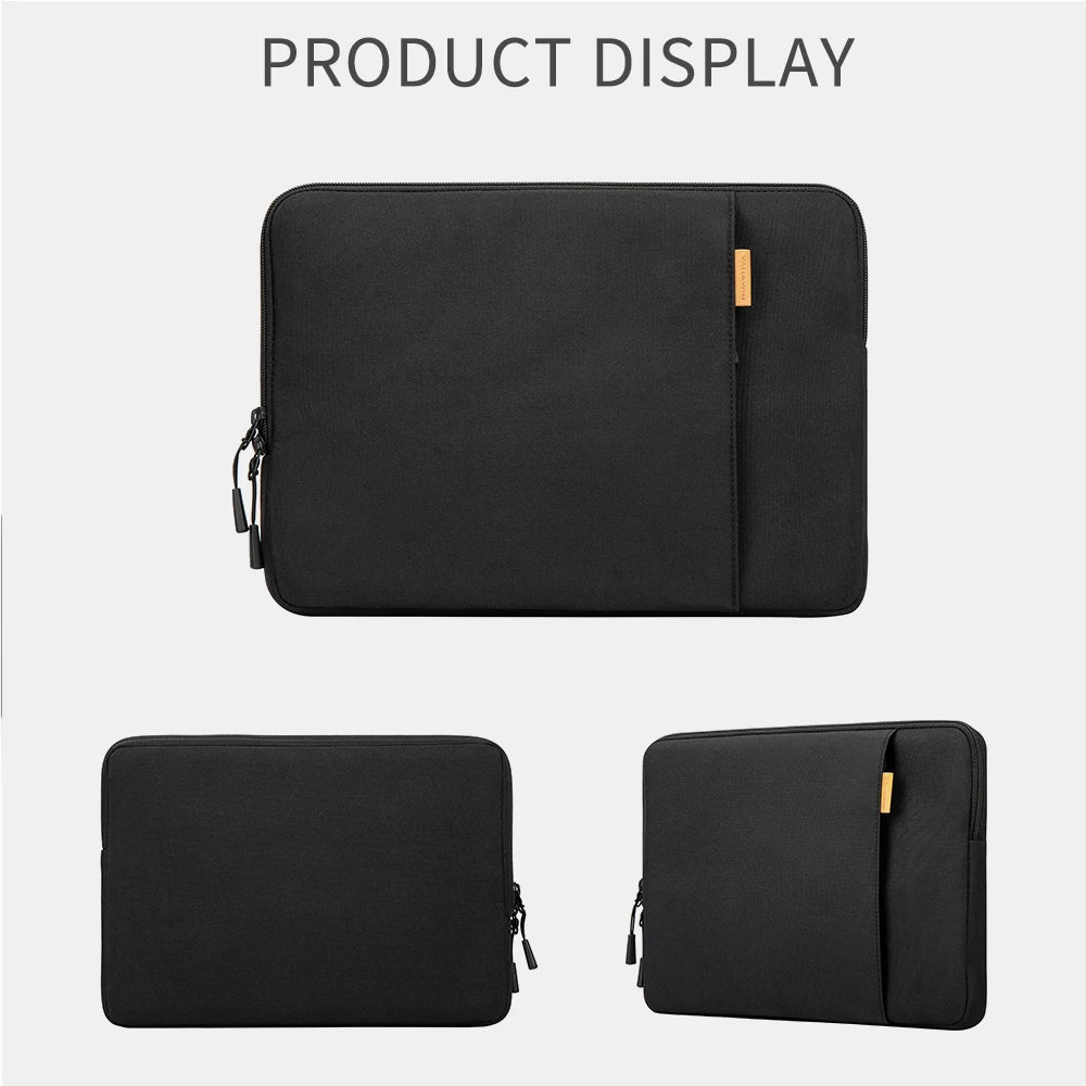 360° Protective Laptop Sleeve Bag for 13 14 15 16 inch MacBook Pro M4/M3/M2/M1 & Surface Laptop 7 13.8", Water-Resistant Case