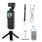 4K Wifi Pocket Vlogging Camera with 330° Auto-Tracking Face Gimbal Stabilizer Touch Screen Sports DV Bodycam for  Outdoor Vlog