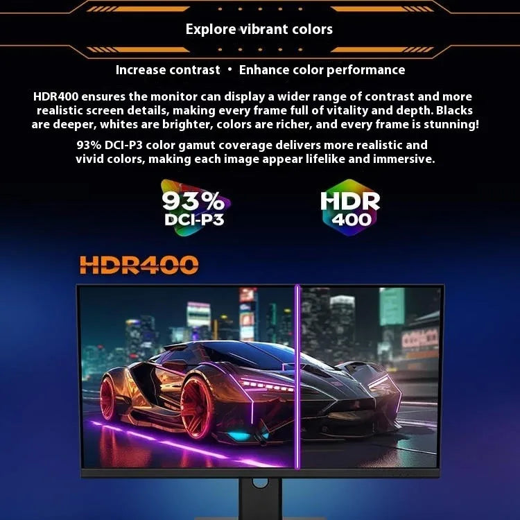 600Hz 540HZ 500HZ 360hzHigh Refresh Rate Gaming Pc Monitor 24 27 Inch 5K/4K/2K FramelessLow Blue Light LED LCD DP Desktop