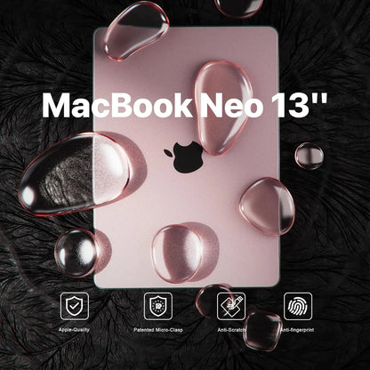 Laptop Case For MacBook Neo Case 13 inch 2026 100% Match Official Color Plastic Matte Hard Shell Case for A3404