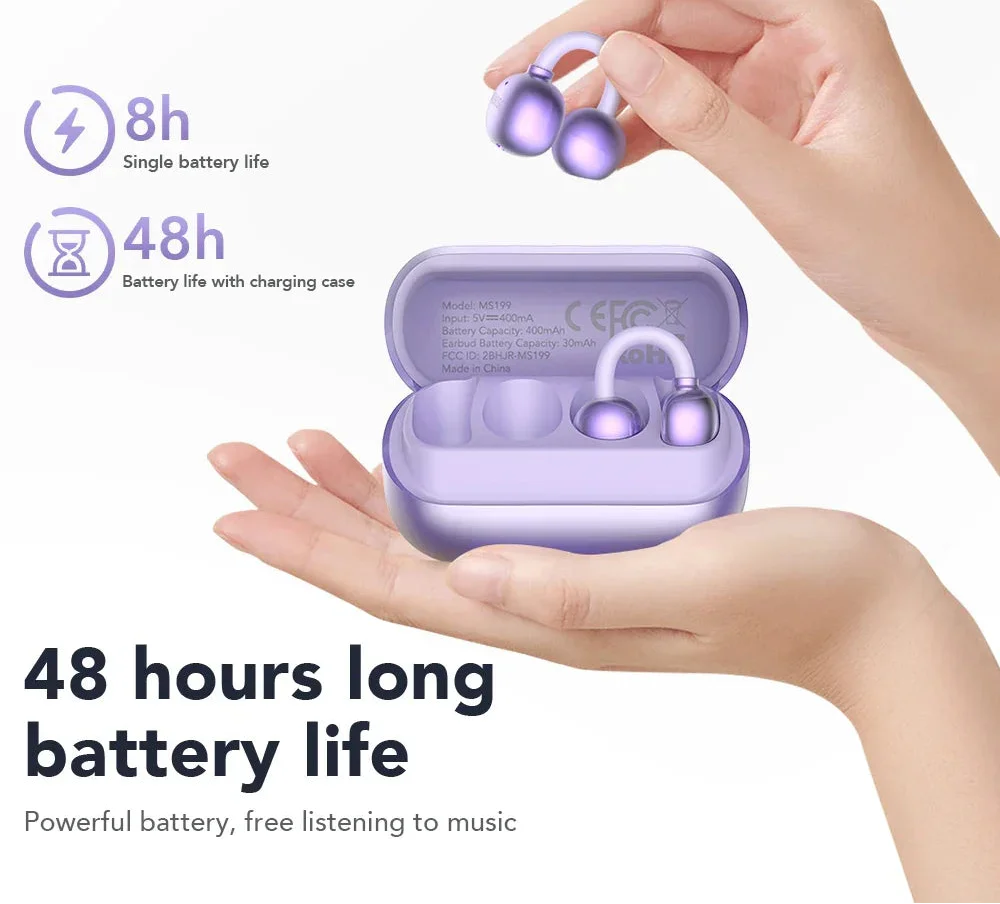 NNEOBA Earphones AI Translator with LCD Screen