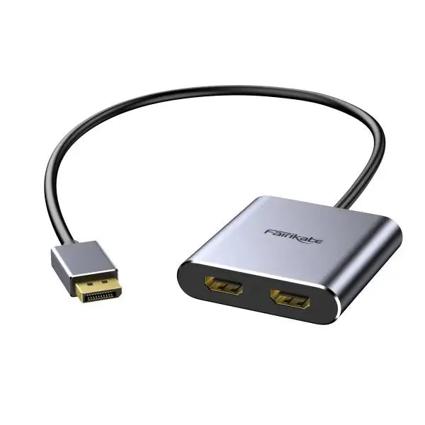 Displayport to 2HDM-compatibleI Hub 4k60Hz Splitter Adapter MST Displayer for Laptop Monitor Desktop TV Box DP HDMI Distributor