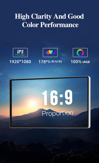 Smart Tv Television 21.5 Inch LED Tv with Android WiFi Rotate Ips Touch Screen Portable Smart Tv for Work