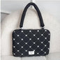 Girlish 15.6inch Laptop Bag Shoulder Straps Love Embroidery Laptop Case Lightweight Large Capacity Ultrabook Cover Business