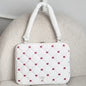 Girlish 15.6inch Laptop Bag Shoulder Straps Love Embroidery Laptop Case Lightweight Large Capacity Ultrabook Cover Business