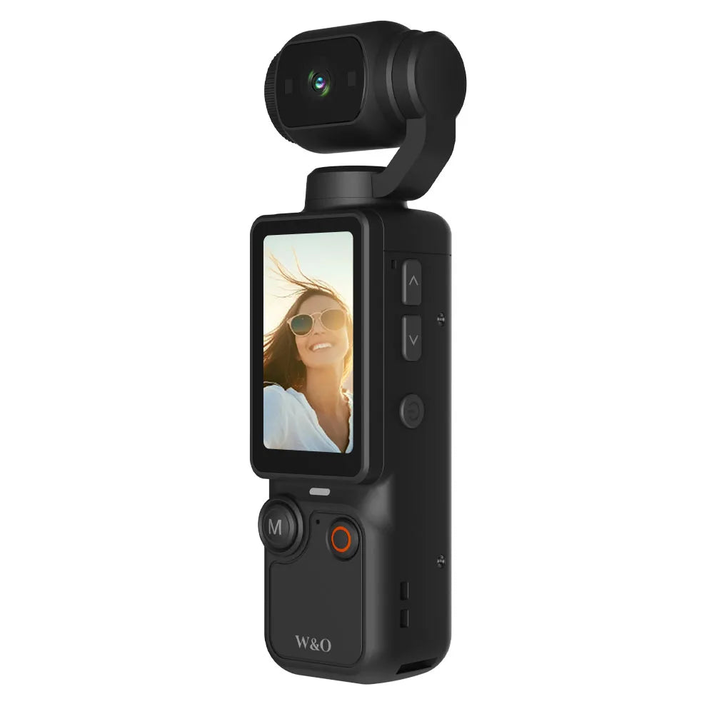 1080P 100W Sports Camera Equipped With A 1.9-inch CMOS Sensor USB Charging 180° Rotation 1000mAh Portable Multifunctional Camera