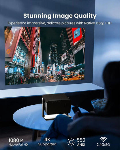 Hot Selling Auto Focus Android H3 Projector Home Theater Smart Tv Outdoor Projectors 4K Full Hd Mini Portable Video Proyector