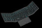 Jomaa RGB Backlit Folding Bluetooth Keyboard USB Wireless Full Size Foldable Keyboard With Touchpad Numberic Rechargeable