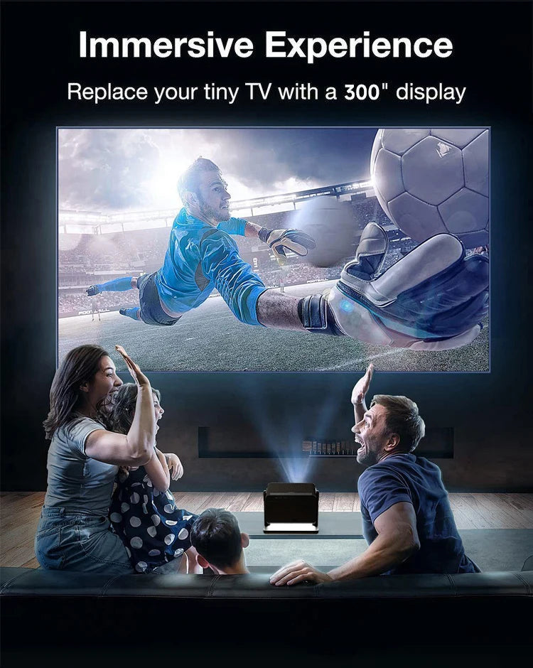 Hot Selling Auto Focus Android H3 Projector Home Theater Smart Tv Outdoor Projectors 4K Full Hd Mini Portable Video Proyector