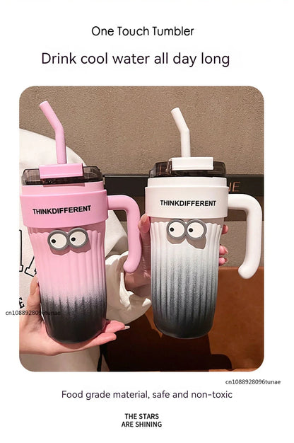 860ML Stainless Steel Thermo Bottle Large Capacity Coffee Cup Sport Insulated Cup Portable Tumbler Vacuum Flasks Car Thermal Cup