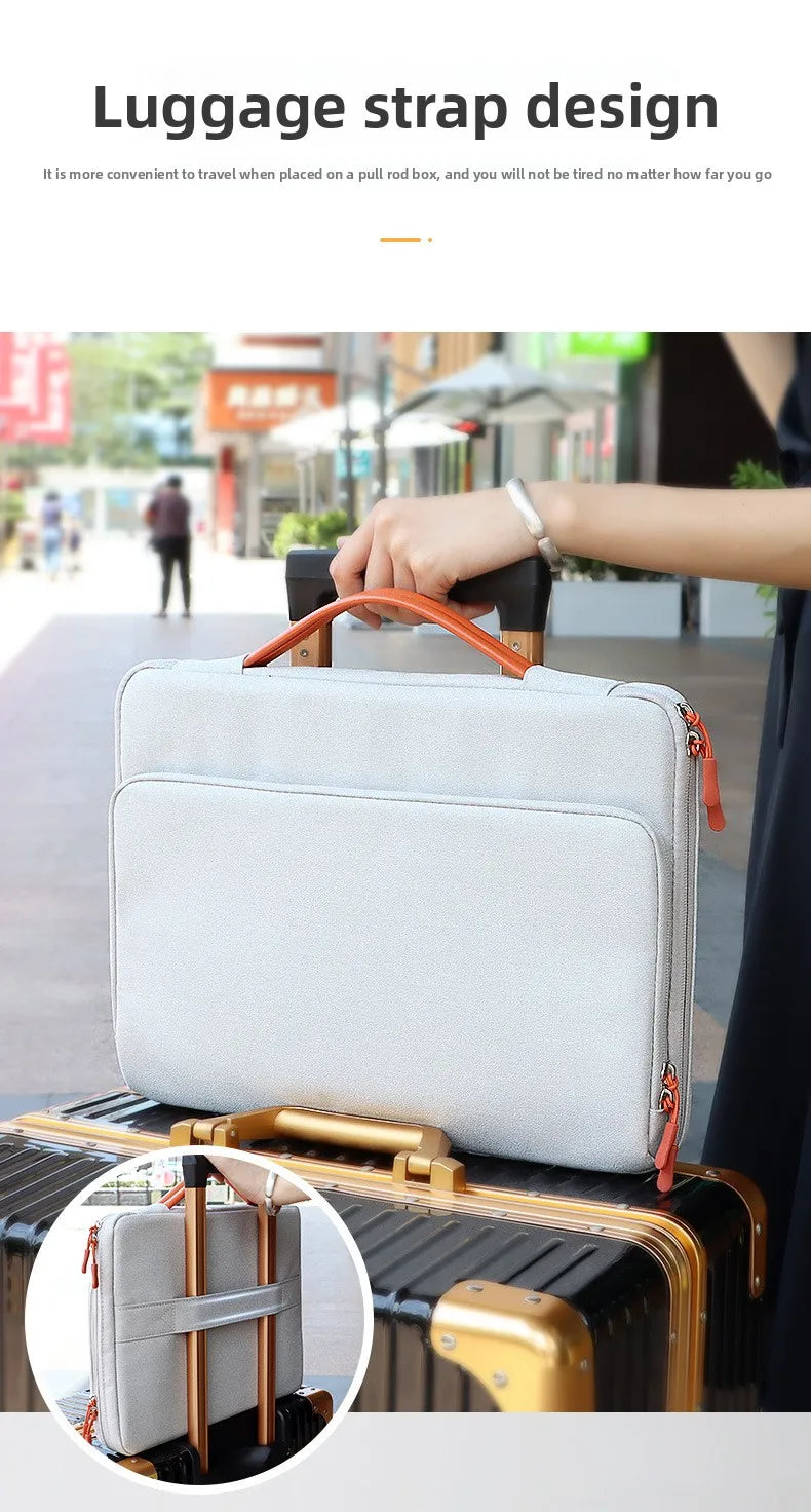 Laptop Bag For Xiaomi Dell Hp Lenovo Notebook Computer For Macbook Air M4 Pro M5 M3 M1 M2 13 14 15 15.6 16 12 Sleeve Case Cover