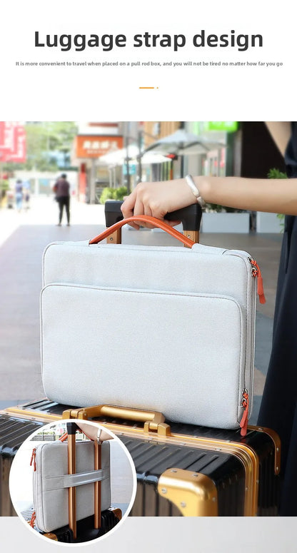 Laptop Bag For Xiaomi Dell Hp Lenovo Notebook Computer For Macbook Air M4 Pro M5 M3 M1 M2 13 14 15 15.6 16 12 Sleeve Case Cover