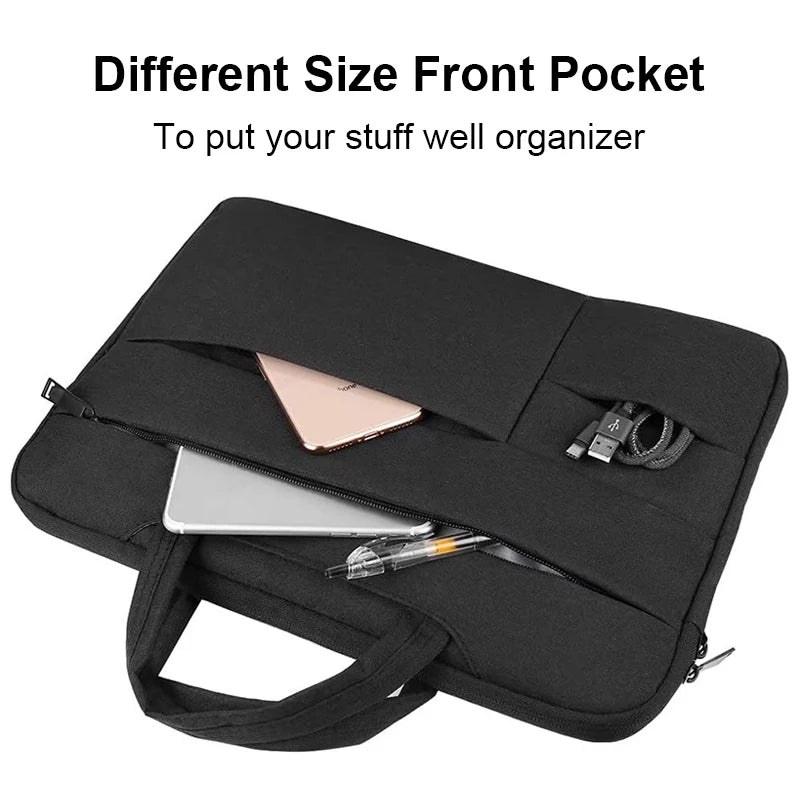 Unisex Laptop Bag Sleeve Handheld Case Cover 11 12 13 14 15 15.6 Inch for MacBook Air ASUS Xiaomi Notebook Accessory Briefstyle